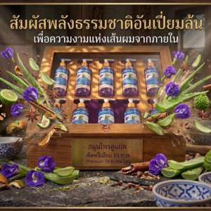 แชมพูดอกอัญชัน&ว่านหางจรเข้
