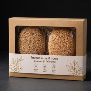 ใยบวบขัดผิว(couple set)