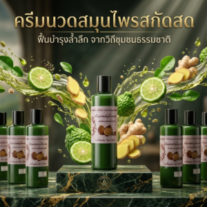 ครีมนวดสมุนไพรมะกรูด nature