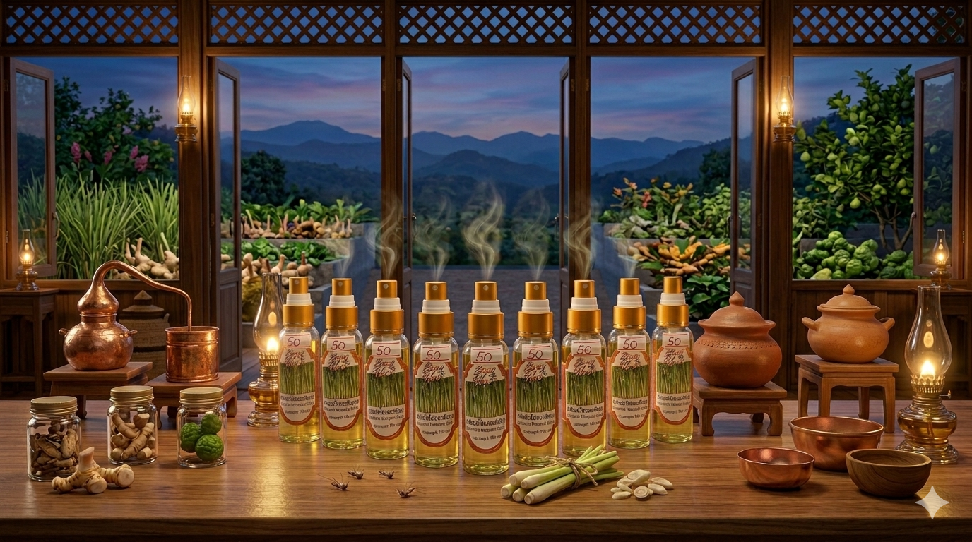 สเปรย์ตะไคร้หอม lemongrass spray สเปรย์ตะไคร้หอม lemongrass spray